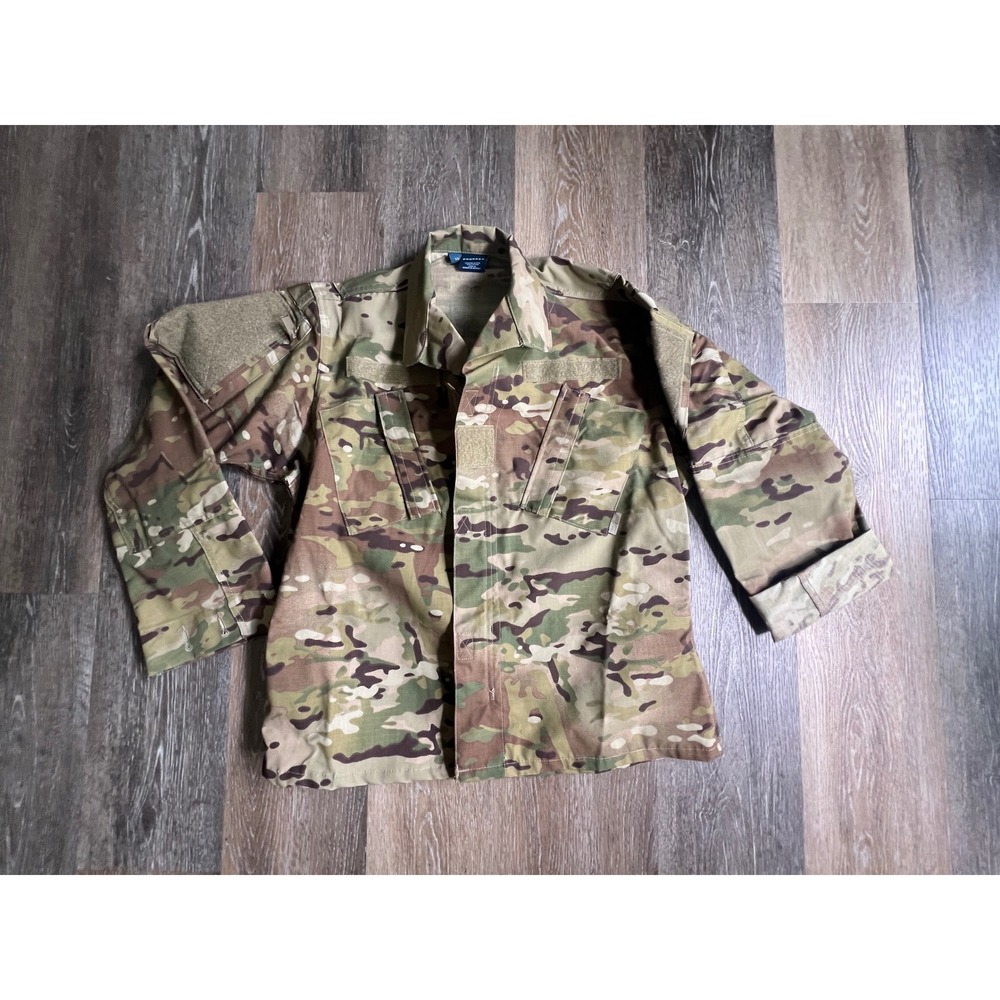 Propper ACU Field Coat Mens Small Short Multicam Camo Tactical Ripstop Jacket